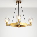 Loft Industry Modern - Droplet Circle Chandelier